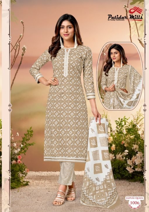 Jaipuri Queen Vol 1 Patidar Wholesale Cotton Dress Material