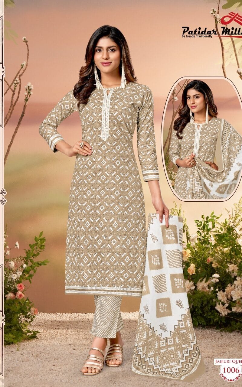Jaipuri Queen Vol 1 Patidar Wholesale Cotton Dress Material