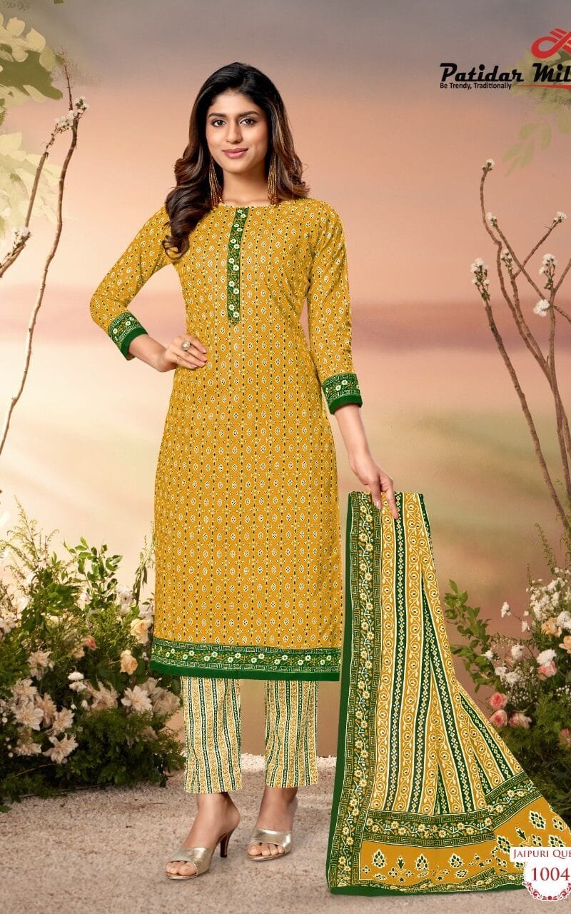 Jaipuri Queen Vol 1 Patidar Wholesale Cotton Dress Material