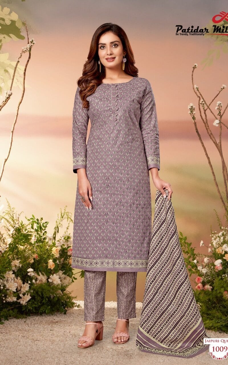 Jaipuri Queen Vol 1 Patidar Wholesale Cotton Dress Material