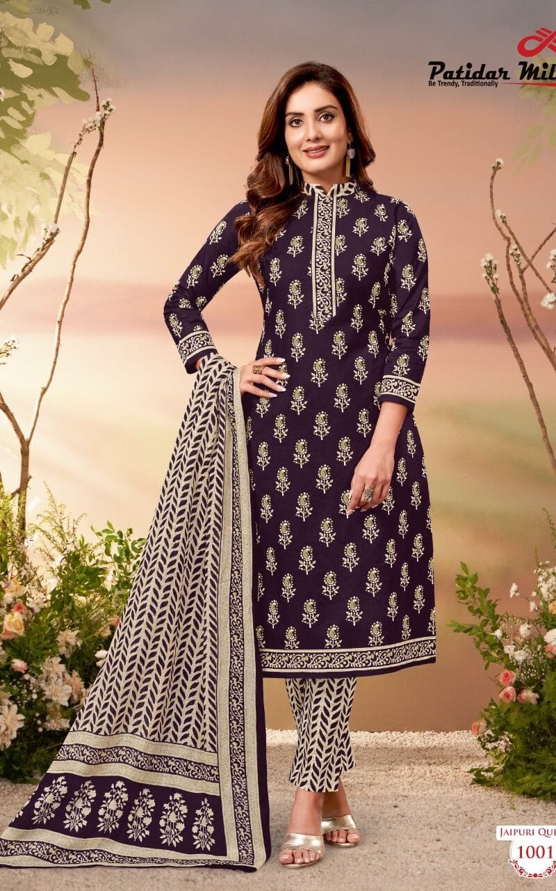 Jaipuri Queen Vol 1 Patidar Wholesale Cotton Dress Material