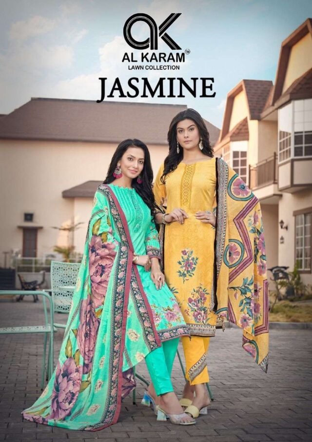 Jasmine Vol 1 Al Karam Wholesale Cotton Dress Material