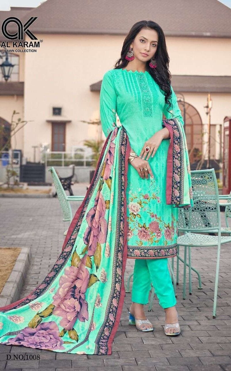 Jasmine Vol 1 Al Karam Wholesale Cotton Dress Material