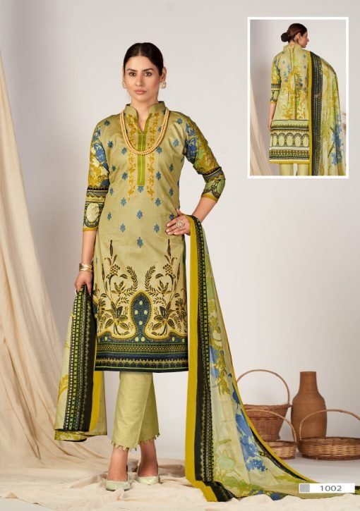 Kiana Fab Gulnaaz Vol 1 Wholesale Cotton Dress Material