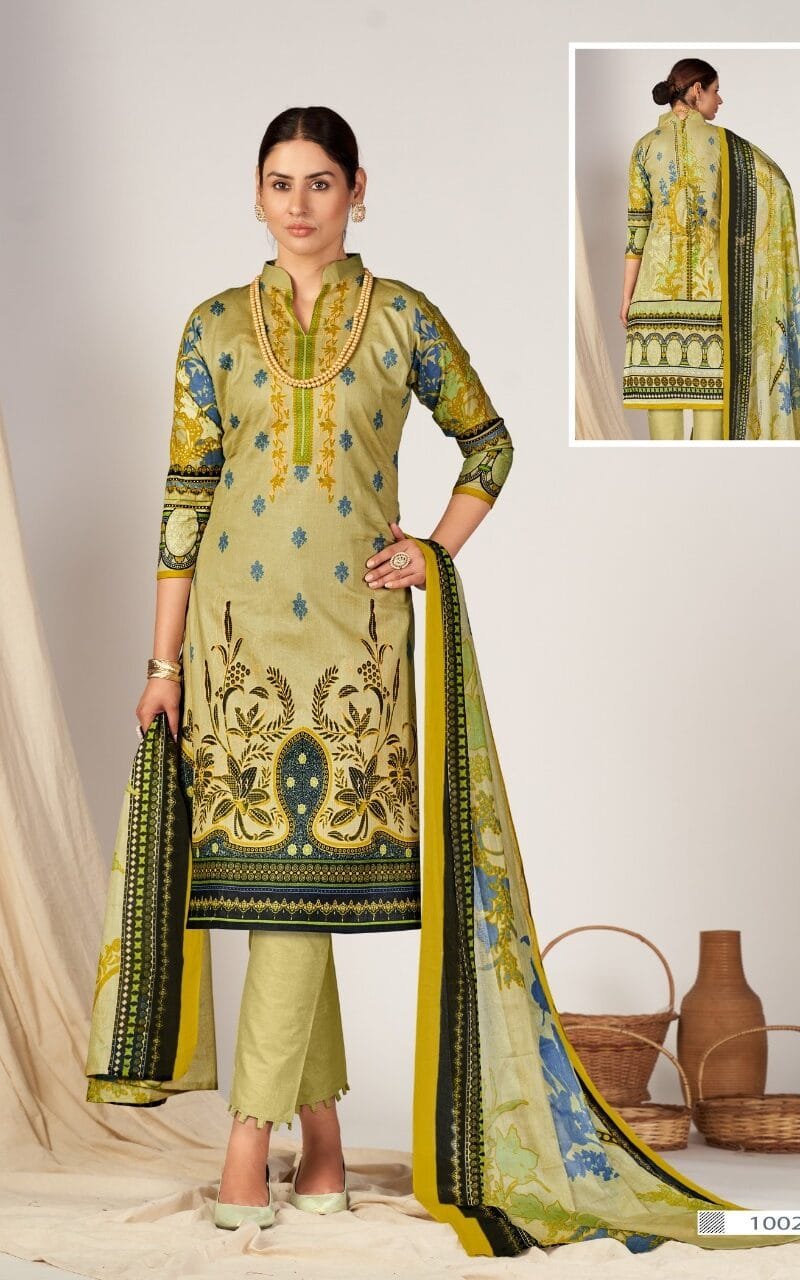 Kiana Fab Gulnaaz Vol 1 Wholesale Cotton Dress Material