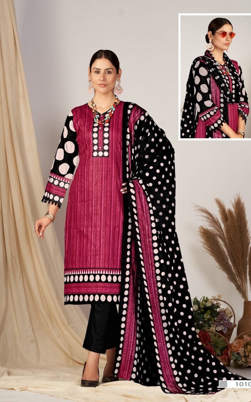 Kiana Fab Gulnaaz Vol 1 Wholesale Cotton Dress Material