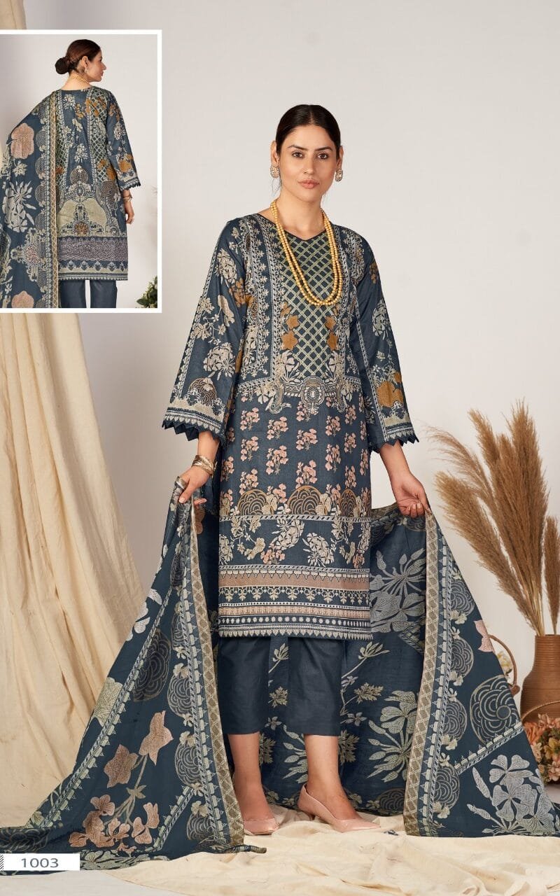 Kiana Fab Gulnaaz Vol 1 Wholesale Cotton Dress Material