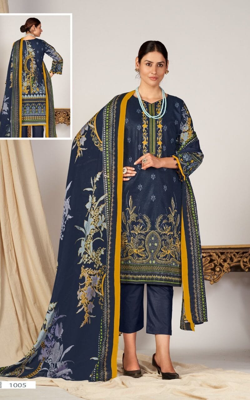 Kiana Fab Gulnaaz Vol 1 Wholesale Cotton Dress Material