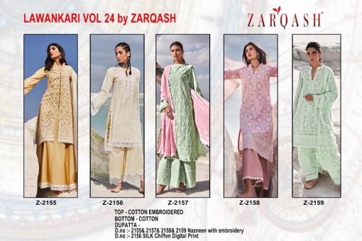 Lawankari Vol 24 Zarqash Pakistani Salwar Suits