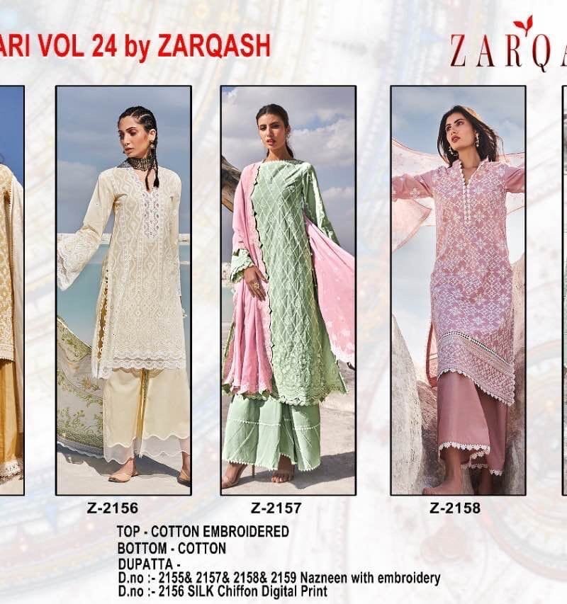 Lawankari Vol 24 Zarqash Pakistani Salwar Suits