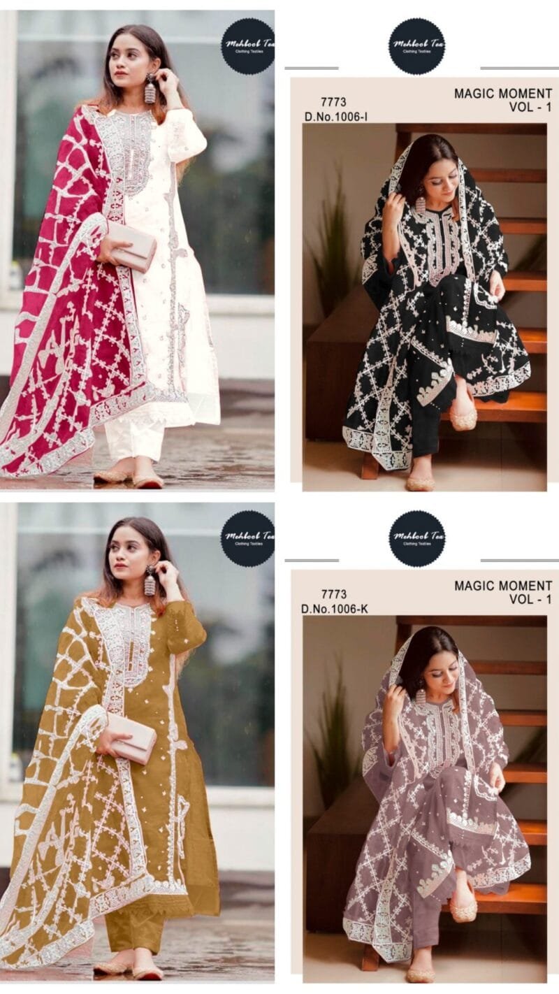 Magic Moment Vol 1 Mehboob Tex Pakistani Salwar Suits