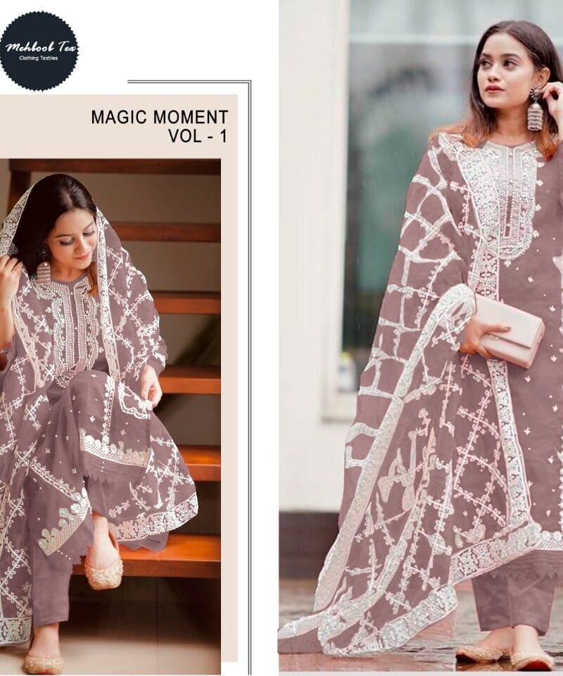 Magic Moment Vol 1 Mehboob Tex Pakistani Salwar Suits