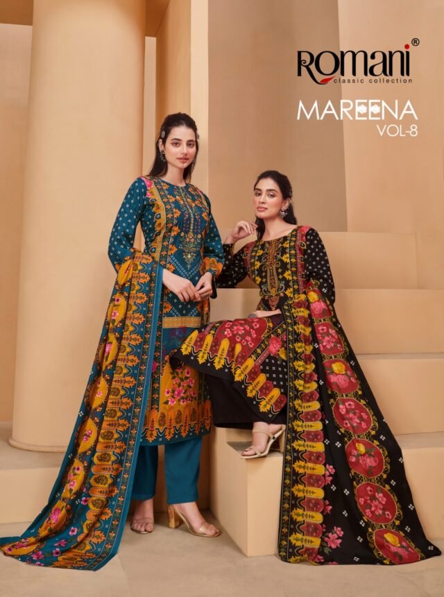 Mareena Vol 8 Romani Wholesale Cotton Dress Material