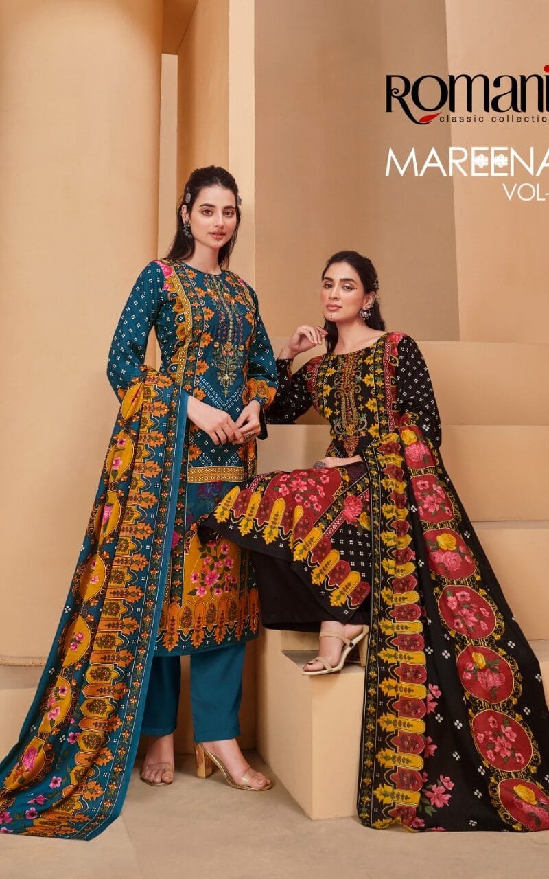 Mareena Vol 8 Romani Wholesale Cotton Dress Material