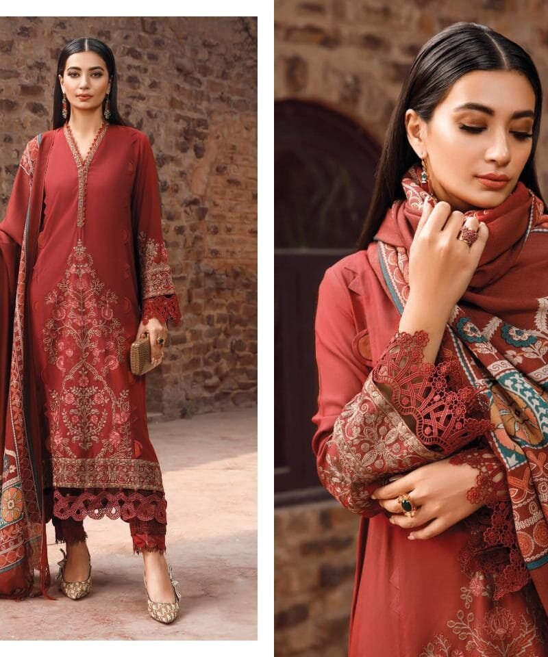 Maria B Embroidered Lawn Deepsy Suits Pakistani Salwar Suits
