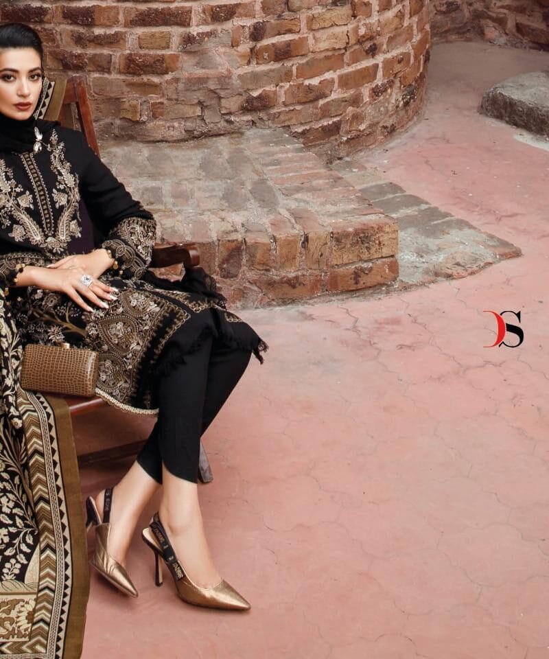 Maria B Embroidered Lawn Deepsy Suits Pakistani Salwar Suits
