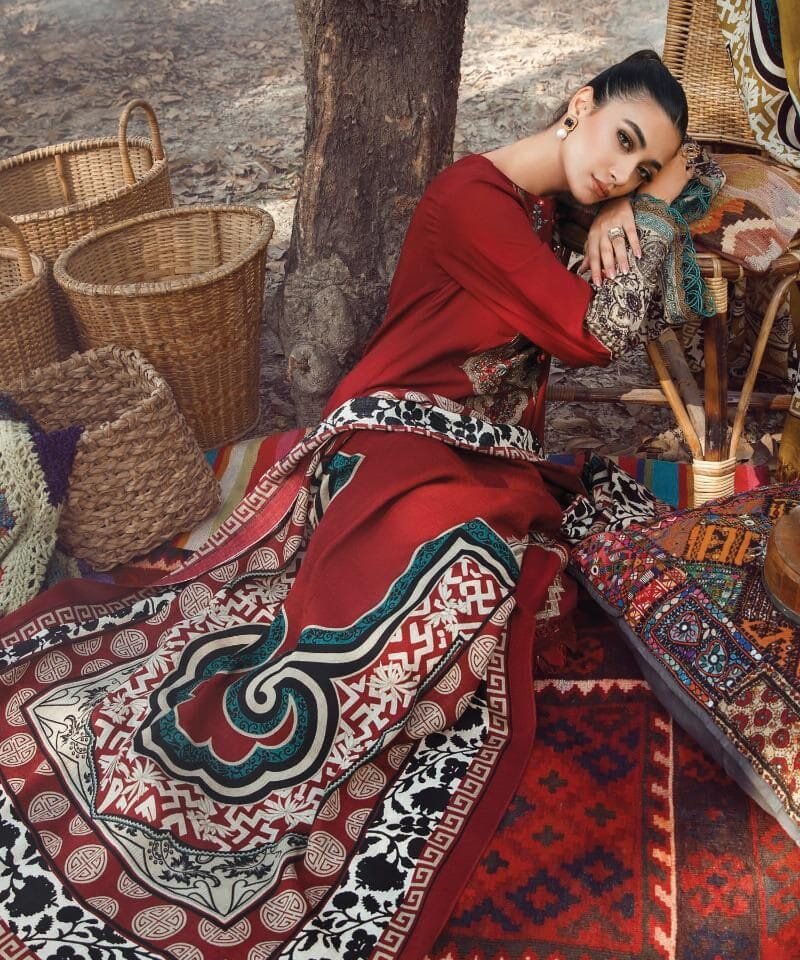 Maria B Embroidered Lawn Deepsy Suits Pakistani Salwar Suits