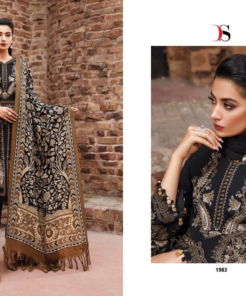 Maria B Embroidered Lawn Deepsy Suits Pakistani Salwar Suits