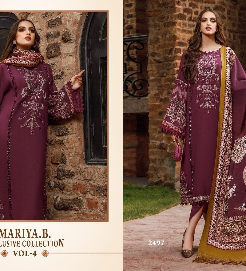 Maria B Exclusive Collection Vol 4 Shree Fab Pakistani Salwar Suits