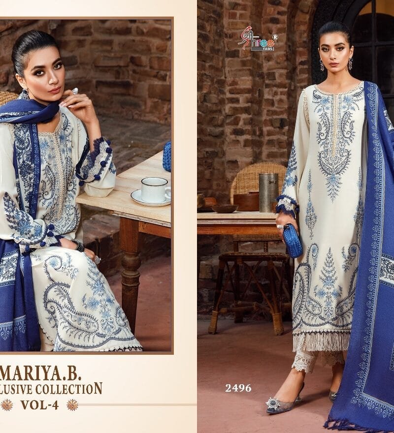 Maria B Exclusive Collection Vol 4 Shree Fab Pakistani Salwar Suits