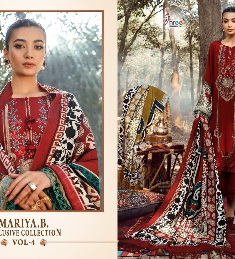 Maria B Exclusive Collection Vol 4 Shree Fab Pakistani Salwar Suits