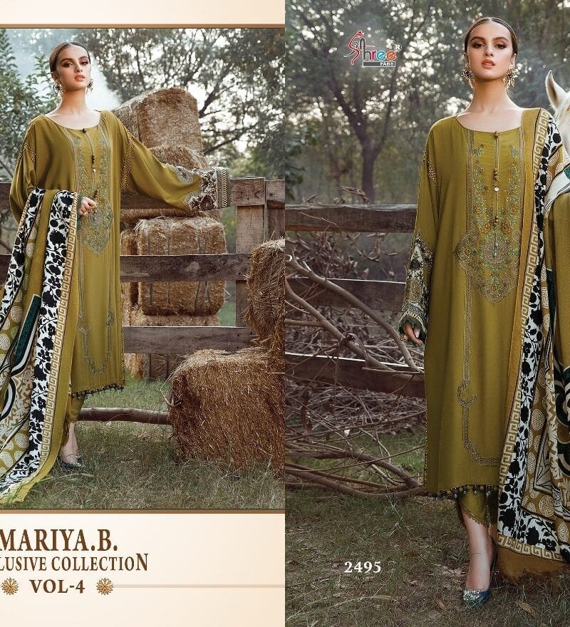 Maria B Exclusive Collection Vol 4 Shree Fab Pakistani Salwar Suits