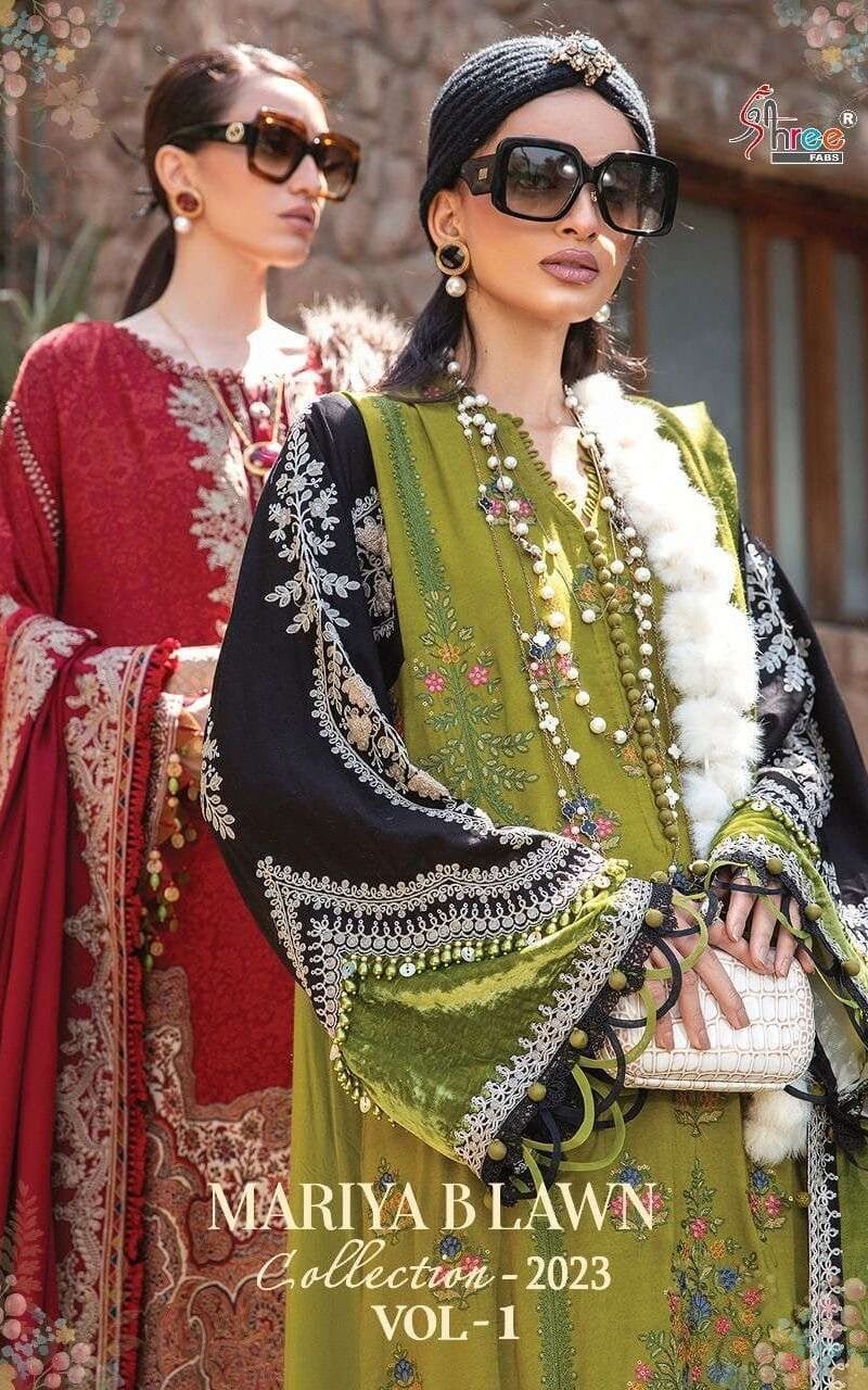 Mariab Lawn Collection 2023 Vol 1 Shree Fab Pakistani Salwar Suits