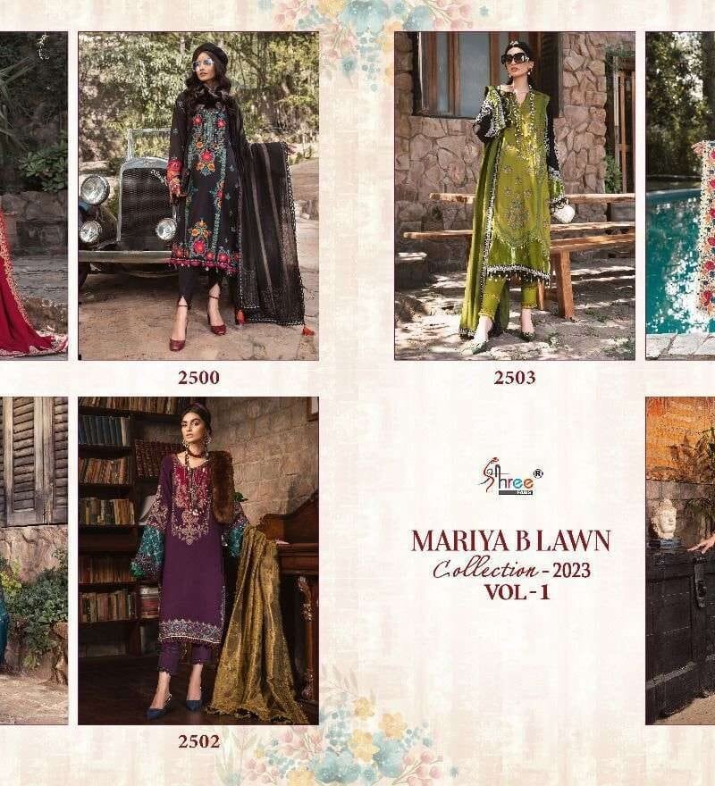 Mariab Lawn Collection 2023 Vol 1 Shree Fab Pakistani Salwar Suits