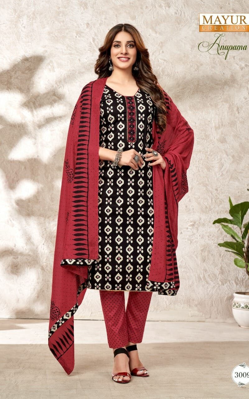 Mayur Anupama Vol 3 Wholesale Cotton Dress Material