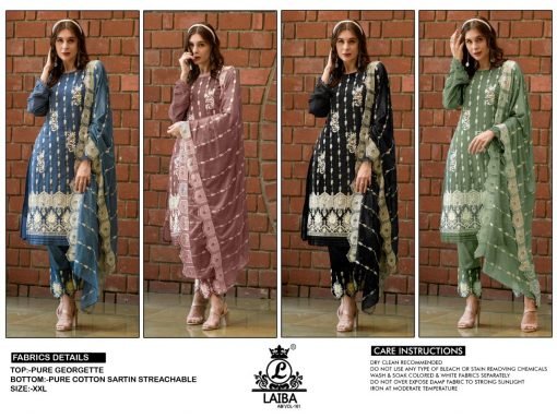 Noor-E-Hoor Vol 161 Laiba Readymade Pakistani Salwar Suits