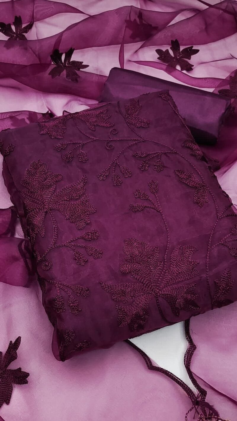 Organza Dress Material Suit For Women Wholesale Dress Material