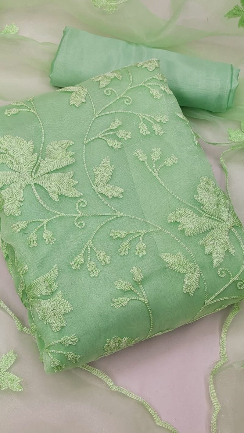 Organza Dress Material Suit For Women Wholesale Dress Material