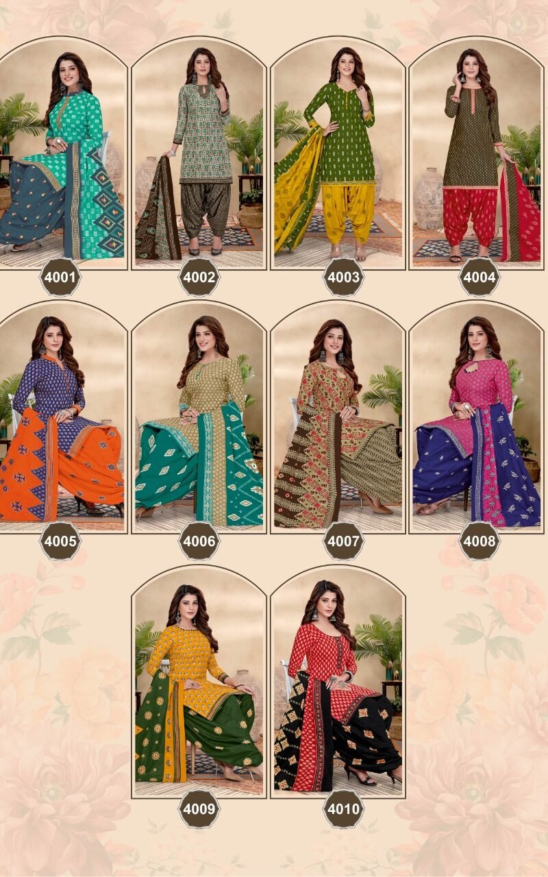 Patidar Maharani Vol 4 Wholesale Cotton Dress Material