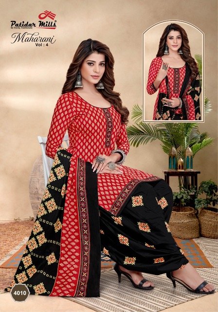 Patidar Maharani Vol 4 Wholesale Cotton Dress Material
