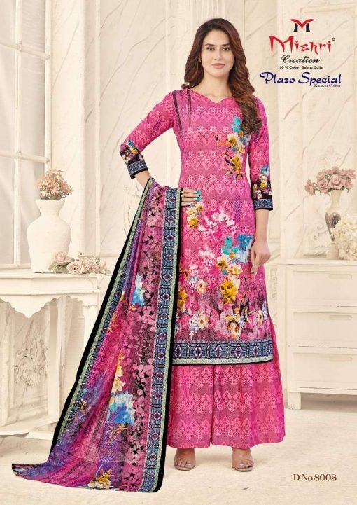 Plazo Special Vol 8 Mishri Wholesale Cotton Dress Material