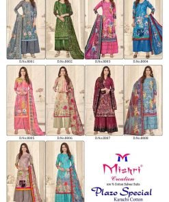Plazo Special Vol 8 Mishri Wholesale Cotton Dress Material