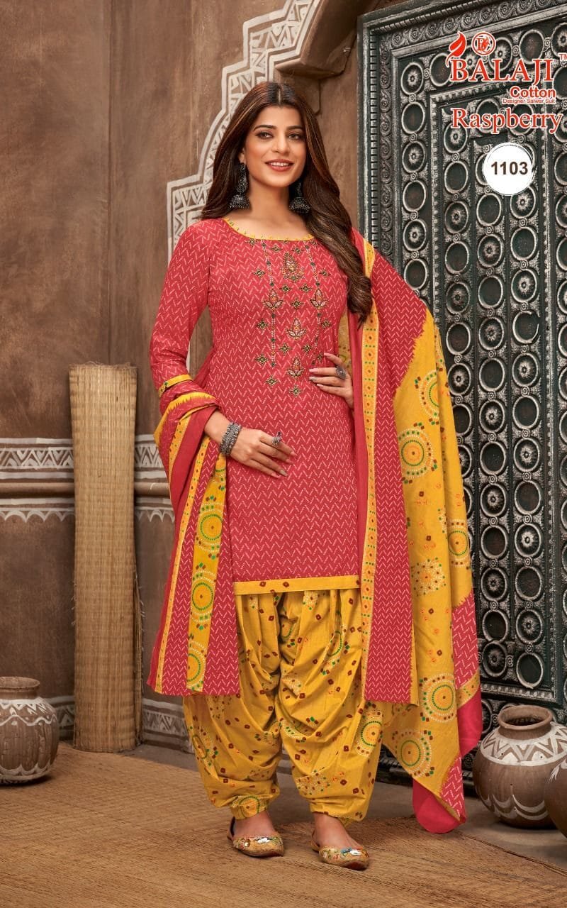 Raspberry Vol 11 Balaji Cotton Wholesale Cotton Dress Material