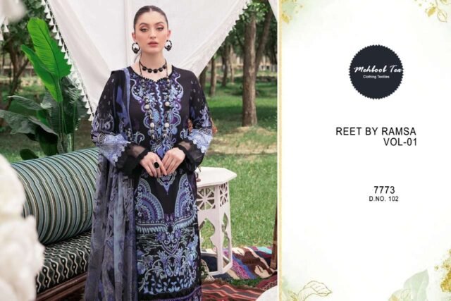 Reet Ramsa Lawn Collection Vol 1 Pakistani Salwar Suits