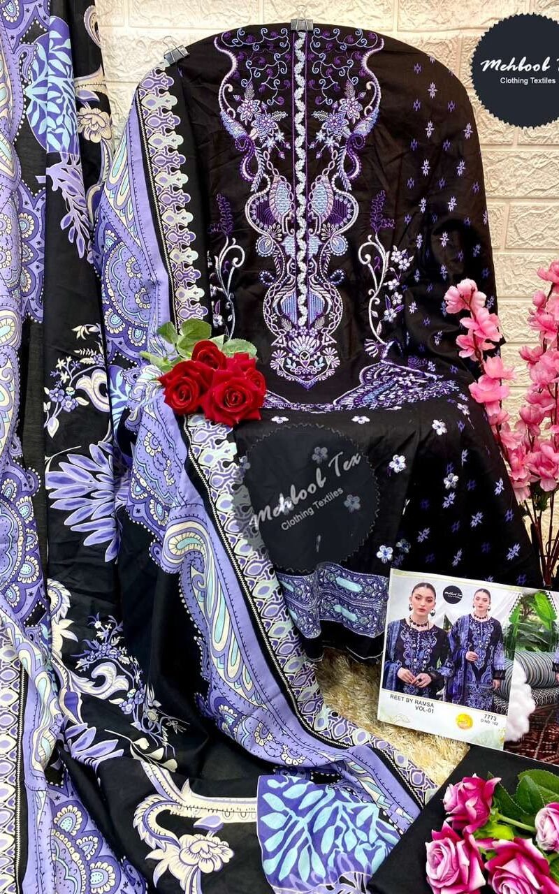 Reet Ramsa Lawn Collection Vol 1 Pakistani Salwar Suits