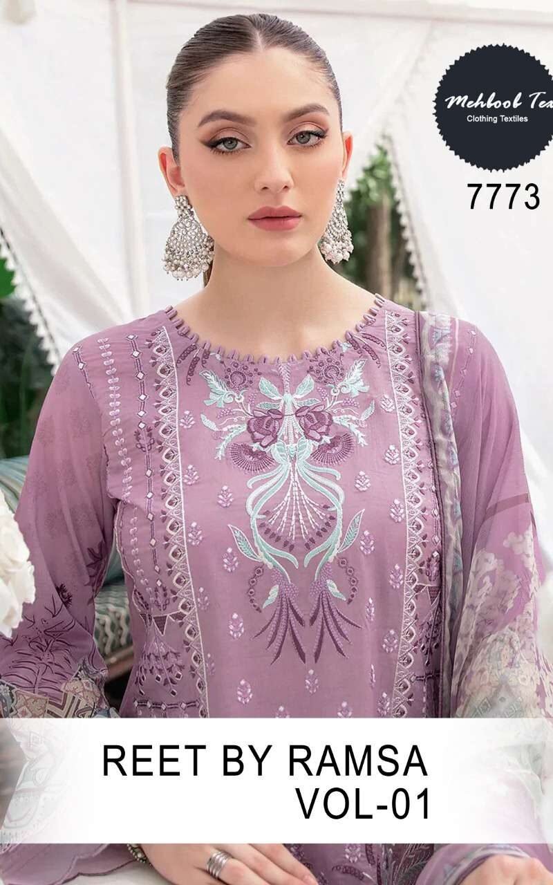Reet Ramsa Lawn Collection Vol 1 Pakistani Salwar Suits