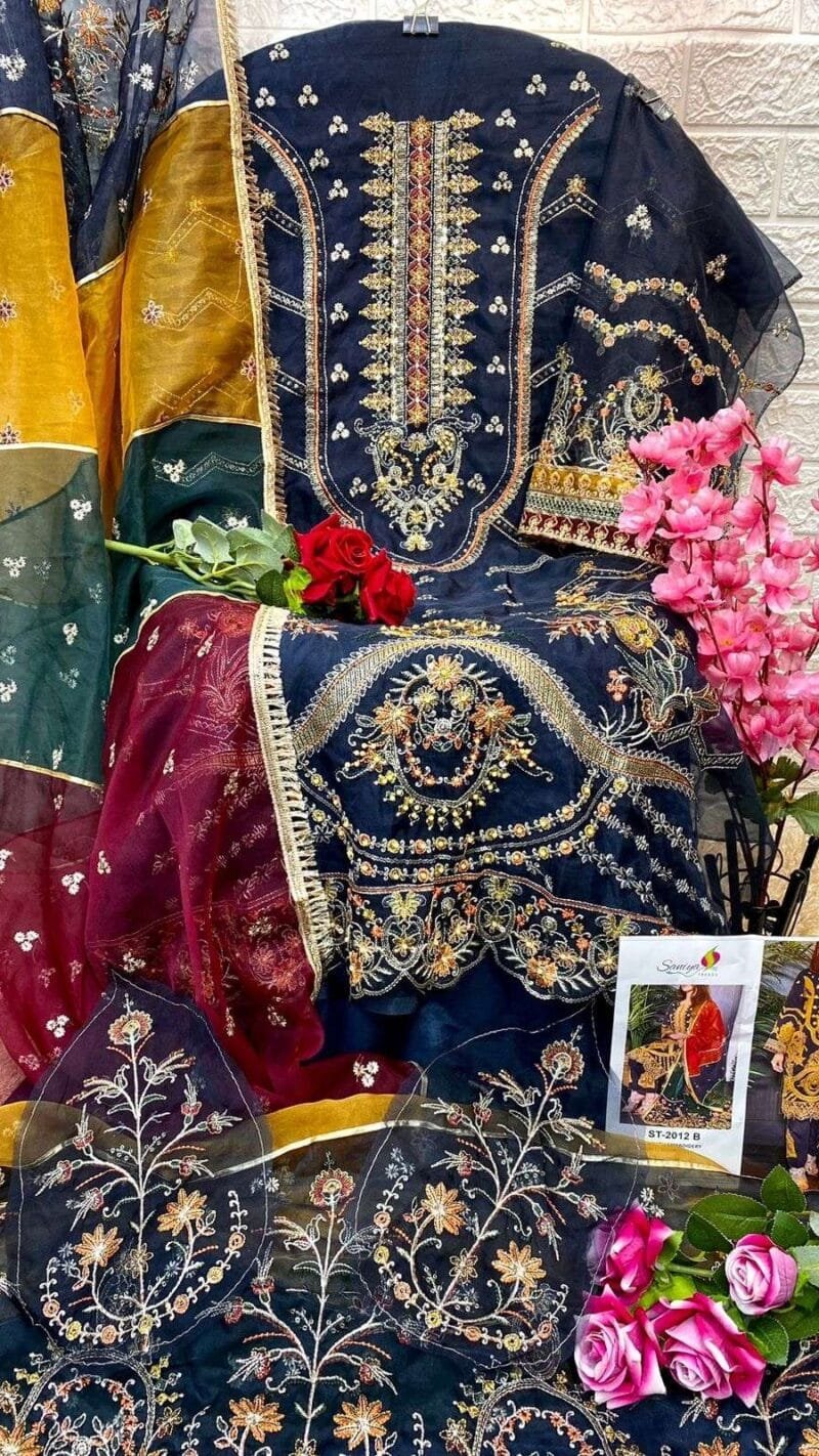 Saniya Trendz St 2012 Hit Colour Pakistani Salwar Suits