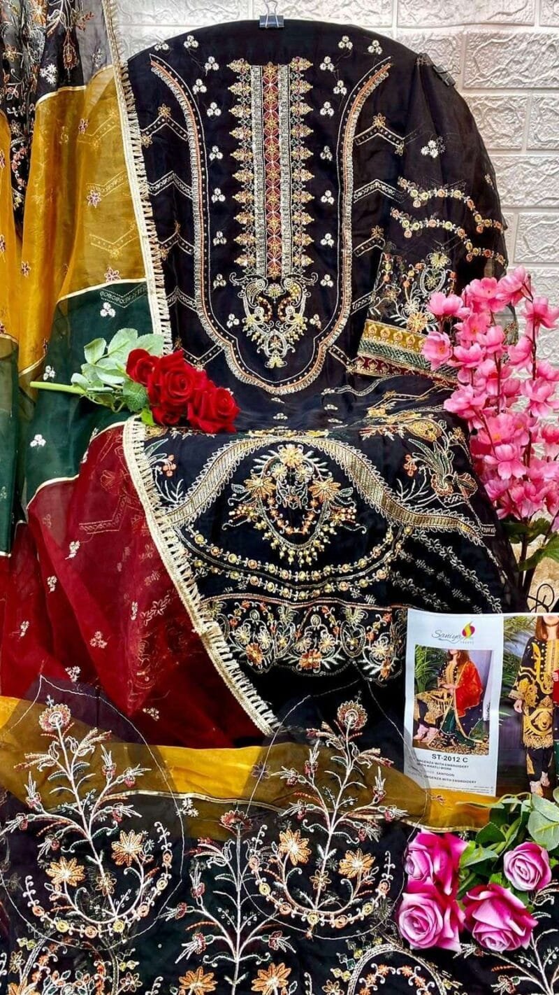 Saniya Trendz St 2012 Hit Colour Pakistani Salwar Suits