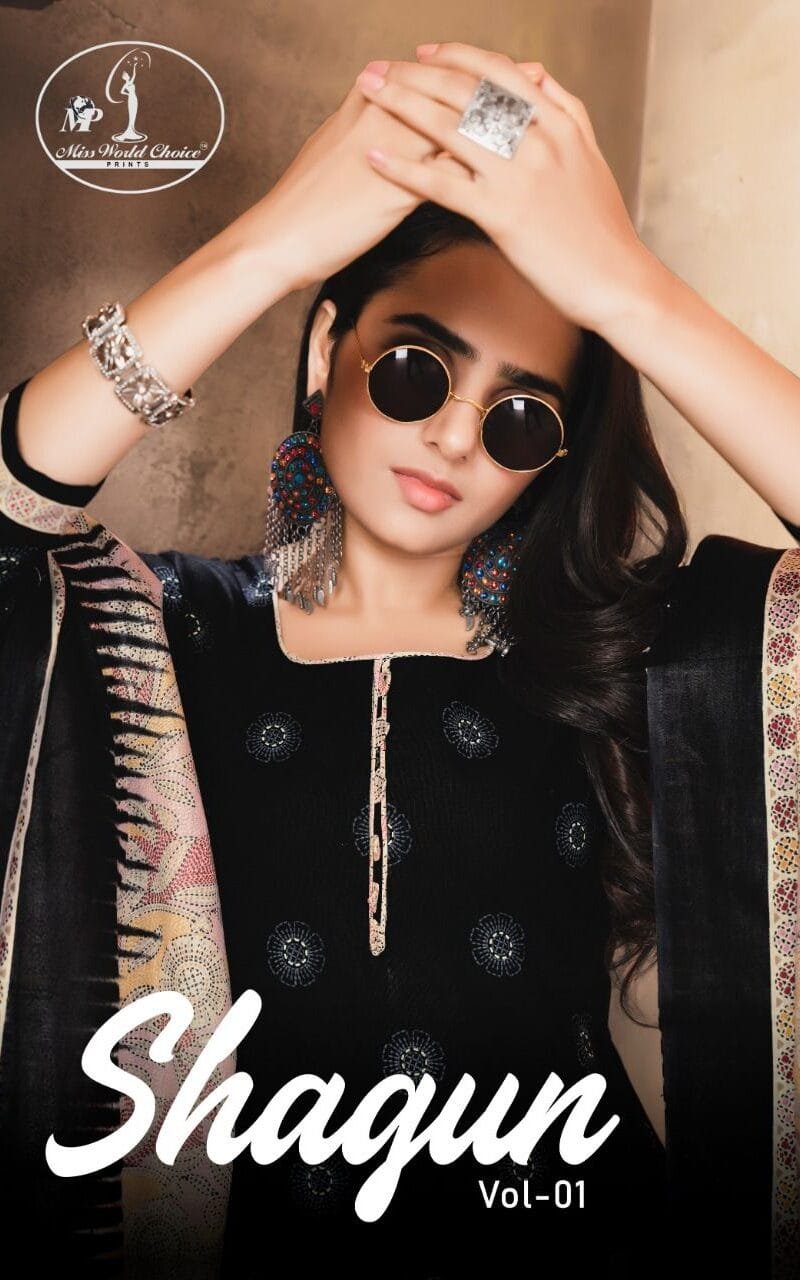 Shagun Vol 1 Miss World Wholesale Cotton Dress Material