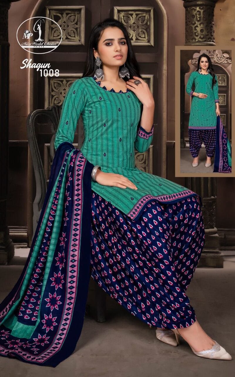 Shagun Vol 1 Miss World Wholesale Cotton Dress Material