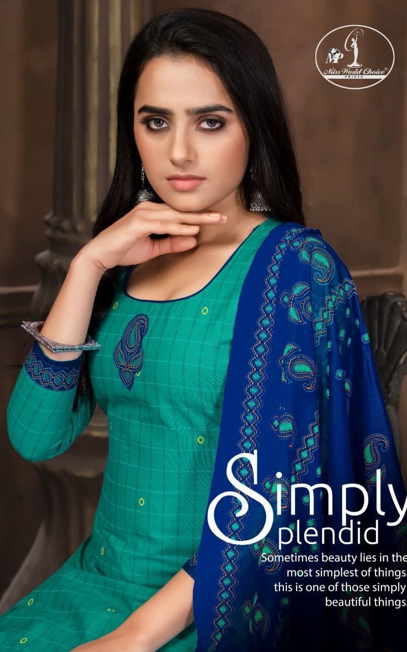 Shagun Vol 1 Miss World Wholesale Cotton Dress Material