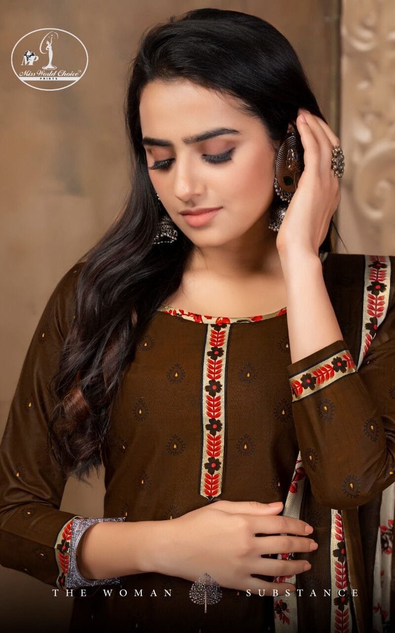 Shagun Vol 1 Miss World Wholesale Cotton Dress Material