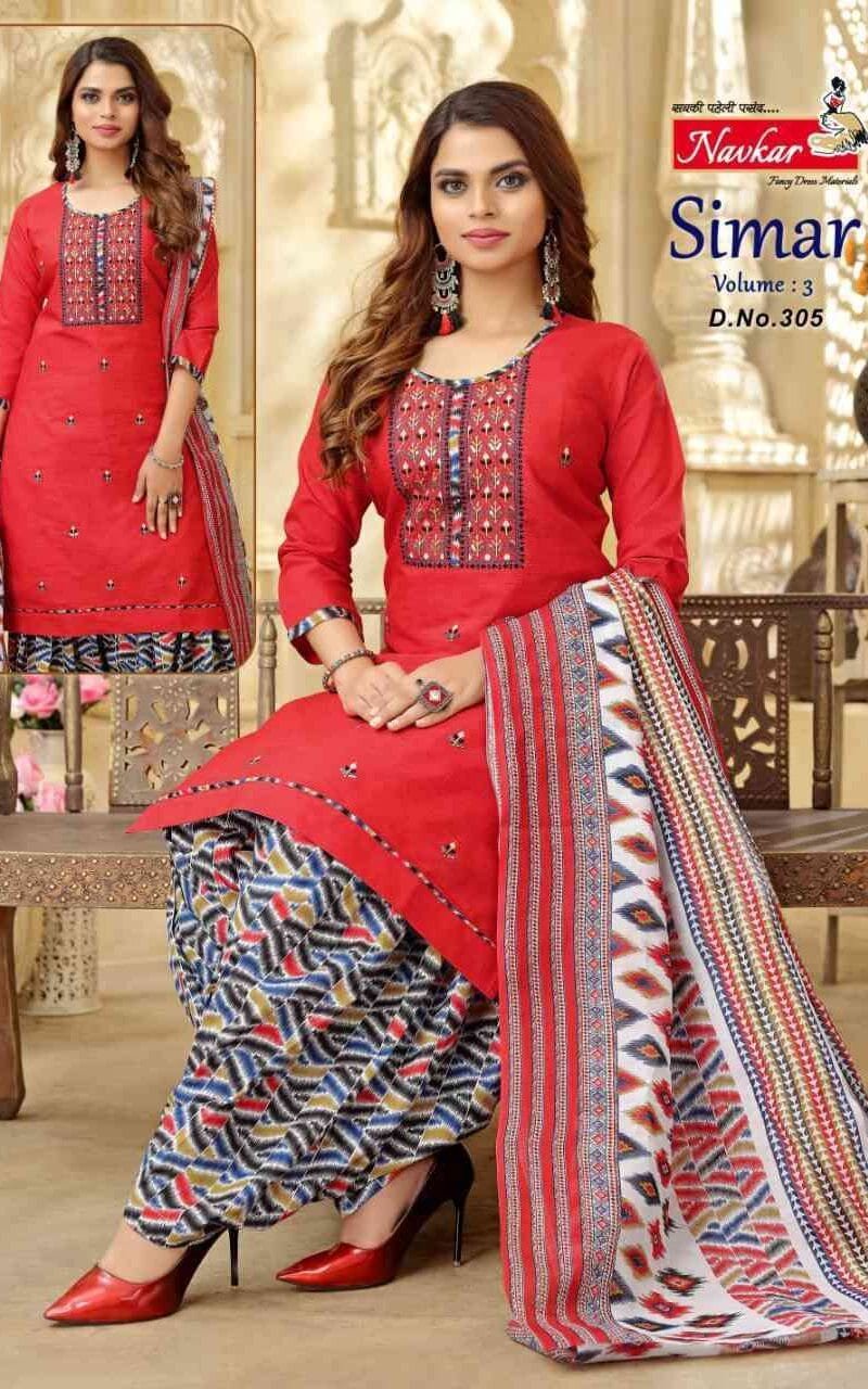 Simar Vol 3 Sequence Embroidery Work Readymade Collection