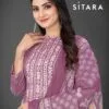 Sitara Ssc Gold Print Wholesale Cotton Dress Material