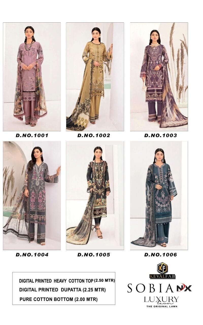 Sobia Nx Keval Fab Wholesale Cotton Dress Material
