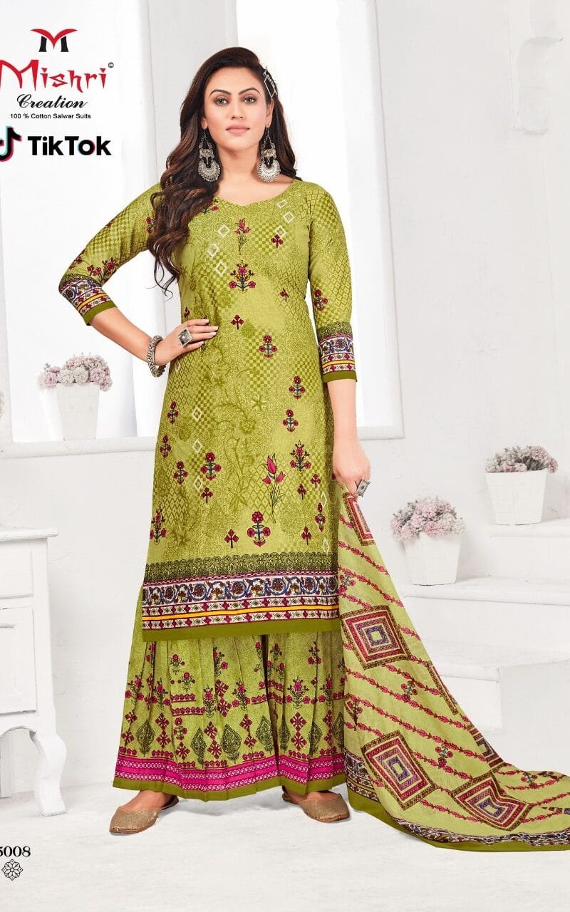 Tik Tok Vol 5 Mishri Creation Wholesale Cotton Dress Material